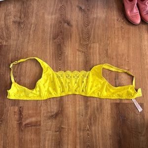 Neon yellow Savage fenty bralette